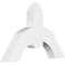 Ekena Millwork Archdale Architectural Grade PVC Gable Bracket, 36"W x 24"H x 4"D x 6"F, 16/12 Pitch GBP036X24X0406ARC00 - alternate 1